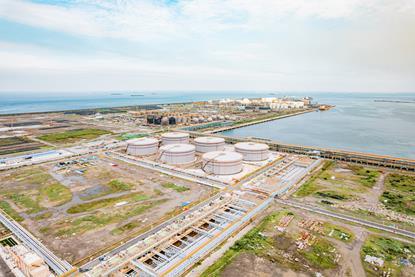 1st News_The CPC-built Kaohsiung Intercontinental LNG Receiving Terminal (aka 7th LNG Terminal) - bird’s eye view of Phase 2