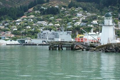 Christchurch's earthquake disrupted Lyttelton's operations. Credit: NZ Defence Force