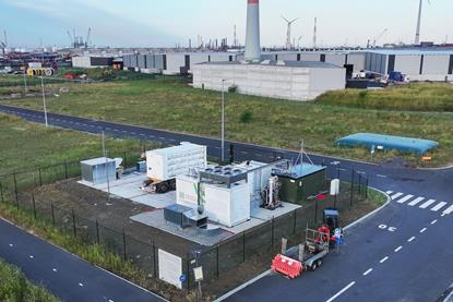 The Power to Hydrogen electrolyser at the Port of Antwerp-Bruges