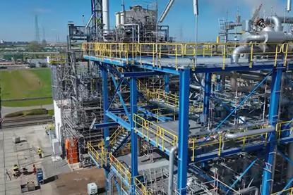 The image shows the pilot installation at Antwerp