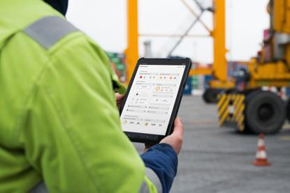 YourKONECRANES being used at Port of Klaipeda