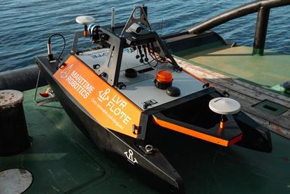 USV at the Freeport of Riga
