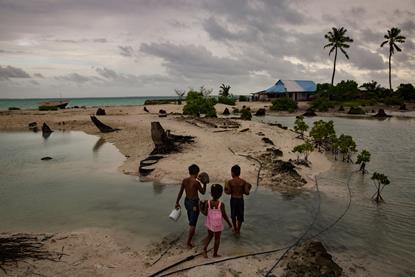 Coastal flooding is a major threat for Pacific Island communities