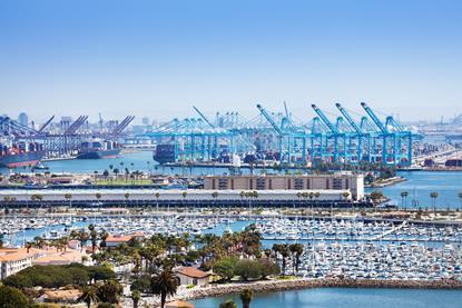 An image of a US port by day