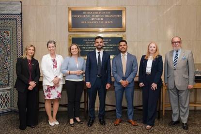 L-R: Alisa Kreynes, Heidi Leander Neilson, Anita Leirvik North, Mete Coban MBE, Erick Martell, Siân Foster, Patrick Verhoeven