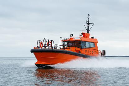 A Baltic Workboats diesel-electric hybrid pilot boat