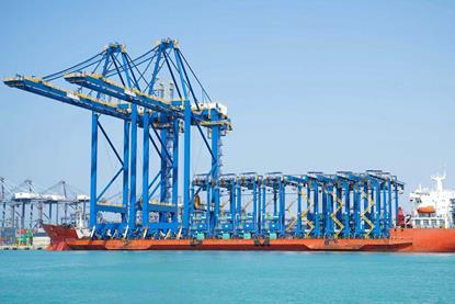 New cranes will improve the environmental credentials of Jeddah Port Photo: RSGT