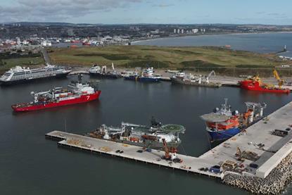 a wide angle shot of South Harbour