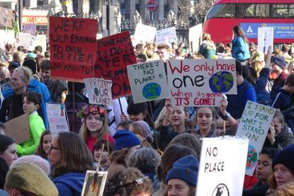 Protesters have pushed the climate debate forward. Credit: David Holt, CC BY 2.0