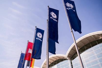 Flags at SMM Hamburg