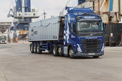 PD Ports Teesport truck