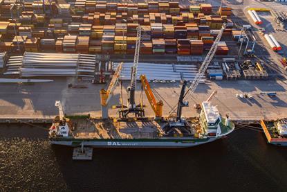 Two Liebherr LHM 600 arrived at Constanța aboard MV Anna in October