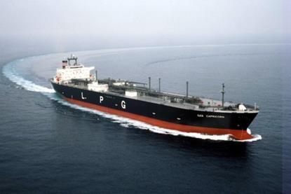 The LPG carrier Gas Capricorn is taking part in the biofuel demo trial