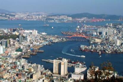 Busan New Port panorama