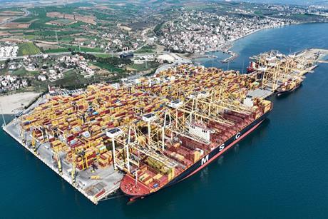 A render of the port's new 400-metre quay extension