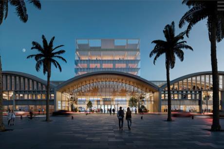 Impression of the BlueTechPort at the Port of Barcelona