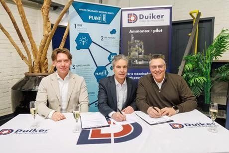 From left to right: Tyler Tschin (Plant One), Mark van Welsen (Duiker), Pascal Spiekerman (Plant One)