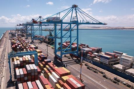 ariel shot of APM Terminals Pecém