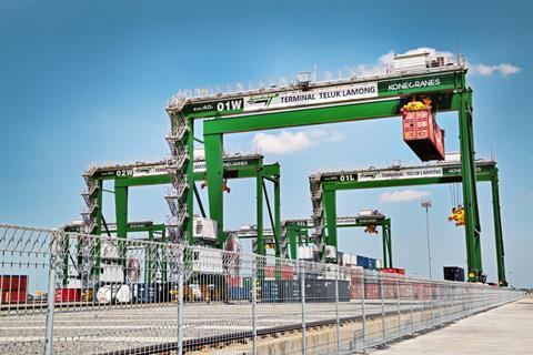 Konecranes automated stacking crane
