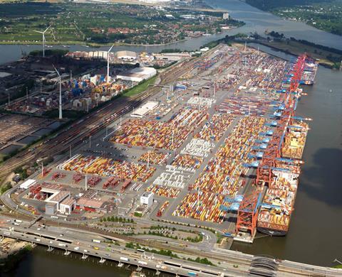 EUROGATE container terminal at Hamburg