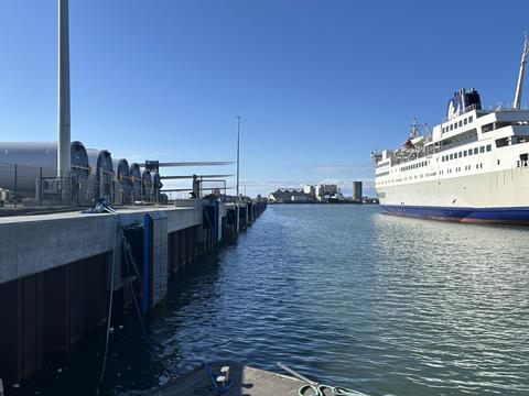 SFT element fenders at the Port of Roenne