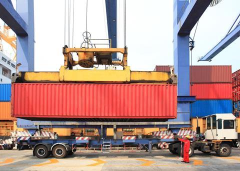 Cargo handling at port