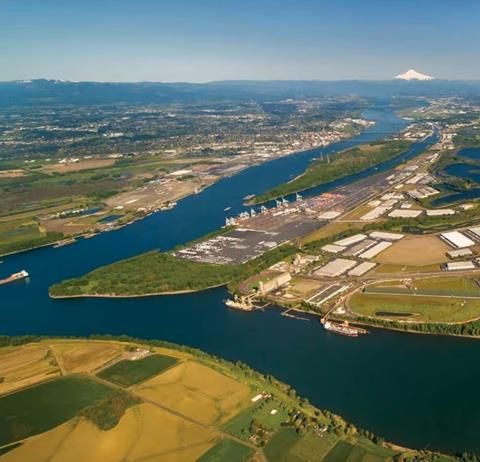 Aerial image of Oregon Container Terminal
