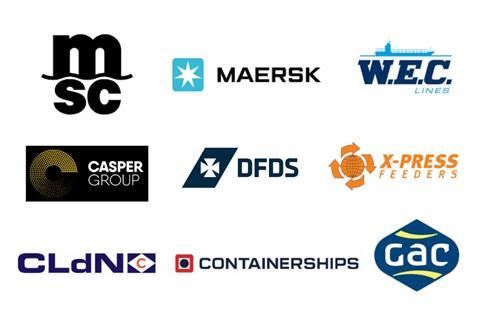 Shipping lines Logos