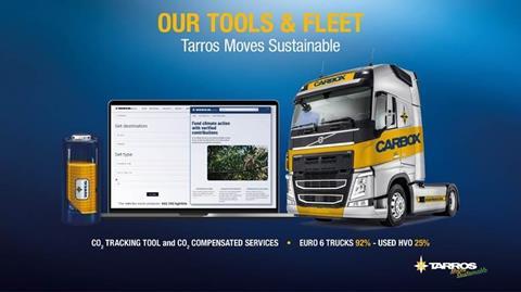 Image shows a Carbox truck