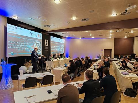 A cybersecurity training session aimed at Adriatic ports officials