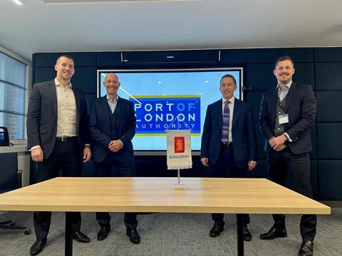PLA and Kongsberg have signed a vessel traffic services deal