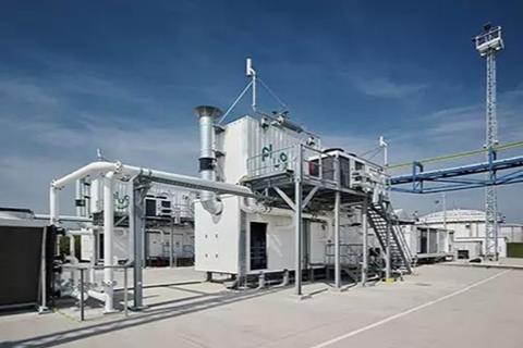 An image of a Plug Power hydrogen facility