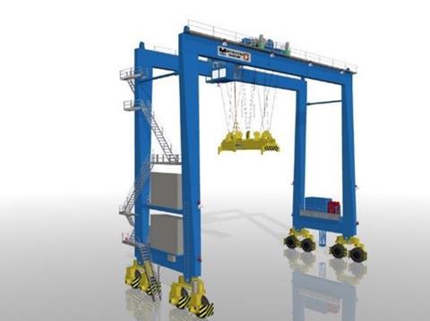 Image of Zero-Emission Transtainer® Crane