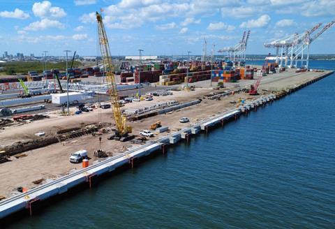 Port of Tampa Expansion Implements PIANC-Recommended Cone Fender Design