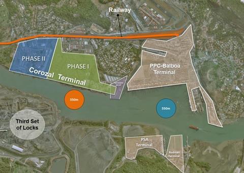 Big names in the running for Corozal. Credit: Panama Canal Authority