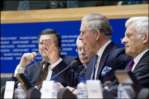 The UK's Prince Charles joined senior EU leaders at the Low Carbon Prosperity Summit