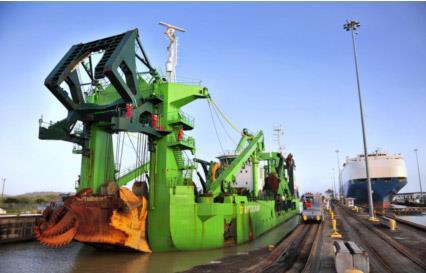 The D’Artagnan will complete the dredging of the waterway’s Pacific entrance