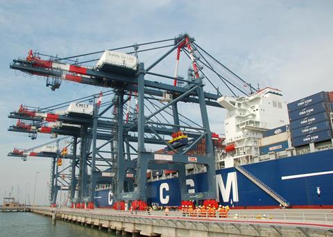 Cai Mep International Terminal (CMIT) will handle almost 60,000 teu in 2012