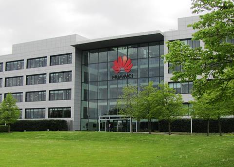 Huawei said the solution is already being used at many big ports in Chinese pilot cities (image is of Huawei UK) Photo: Huawei