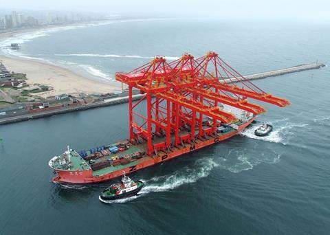 Global reach: ZPMC's overseas subsidiaries support the company's after sales work. Credit: The Elgin Group