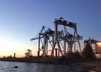 Yilport says the STS cranes will be painted with camouflage paint to blend in at Oslo