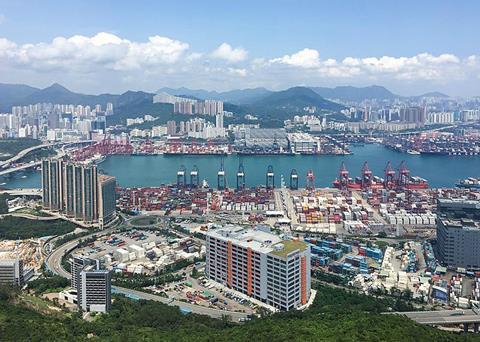 Kwai Tsing port