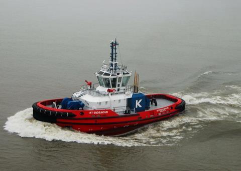 'RT Endeavour' is the second tug in a series of four new Rotortugs