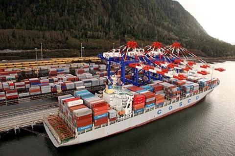 Port Strategy: Container throughput remans strong at the Canadian port, partly offsetting drops in coal movements