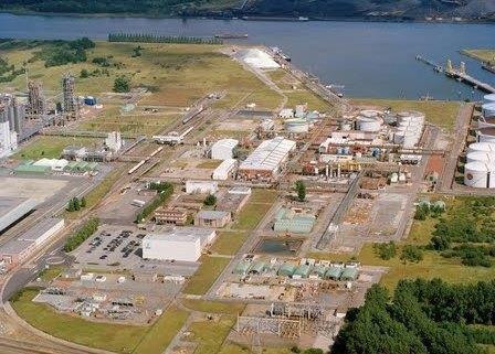 The Solvay site at Antwerp - earmarked for the biomass station
