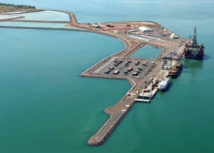 Among the facilities now operated by the Landbridge Group is East Arm Wharf