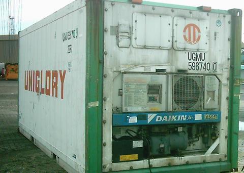 The value of a typical 40ft reefer can reach a staggering €400,000