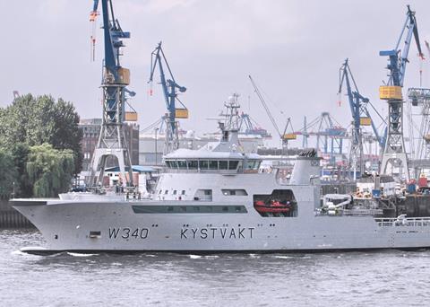 The LNG powered 'KV Barentshav'. Photo: Port of Hamburg