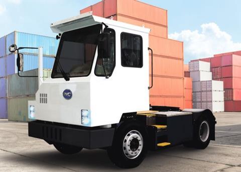 BYD 8Y battery electric yard truck