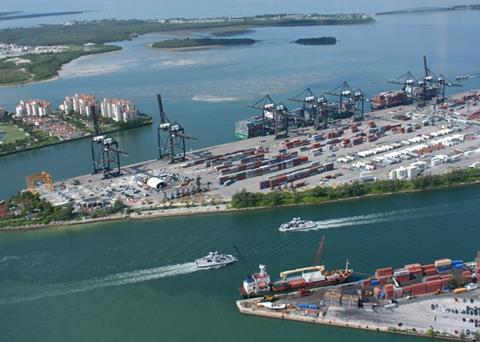 Drivers for South Florida drayage companies have begun a boycott against the Port of Miami Terminal Operating Company (POMTOC) in protest at slow turn times (image is for illustrative purposes only) Photo: Wikimedia Commons/Public Domain